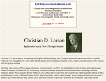 Tablet Screenshot of christianlarson.wwwhubs.com