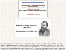 Tablet Screenshot of frankchanninghaddock.wwwhubs.com