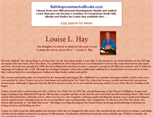 Tablet Screenshot of louisehay.wwwhubs.com