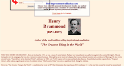 Desktop Screenshot of henrydrummond.wwwhubs.com