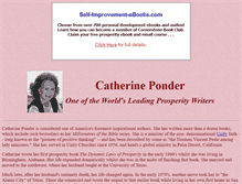 Tablet Screenshot of catherineponder.wwwhubs.com