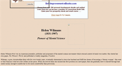 Desktop Screenshot of helenwilmans.wwwhubs.com
