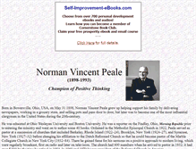 Tablet Screenshot of normanvincentpeale.wwwhubs.com